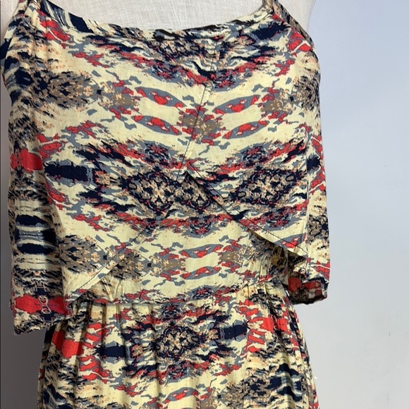 Yellow Multi coloured Spaghetti Strap Sundress Maxi NWT size S - Picture 2 of 8